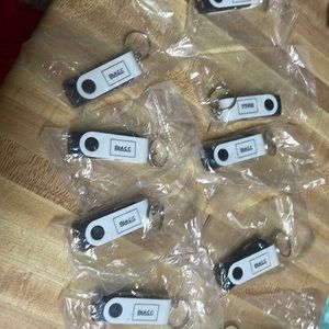 Keychain phone charger